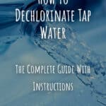 7 Cómo declorar el agua del grifo