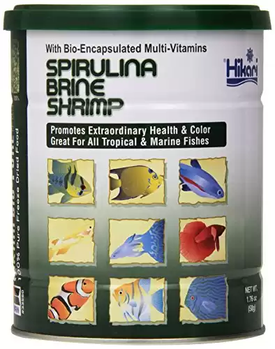 Hikari Bio-Pure Freeze Dried Spirulina Brine Shrimp Cubes for Pets