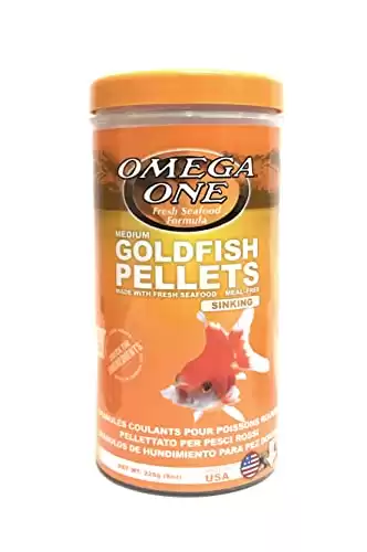 Omega One Goldfish Pellets, Sinking