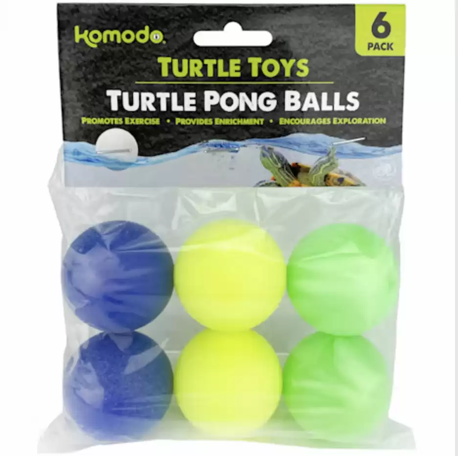 Multipet Komodo Ping Pong Balls Turtle Toy