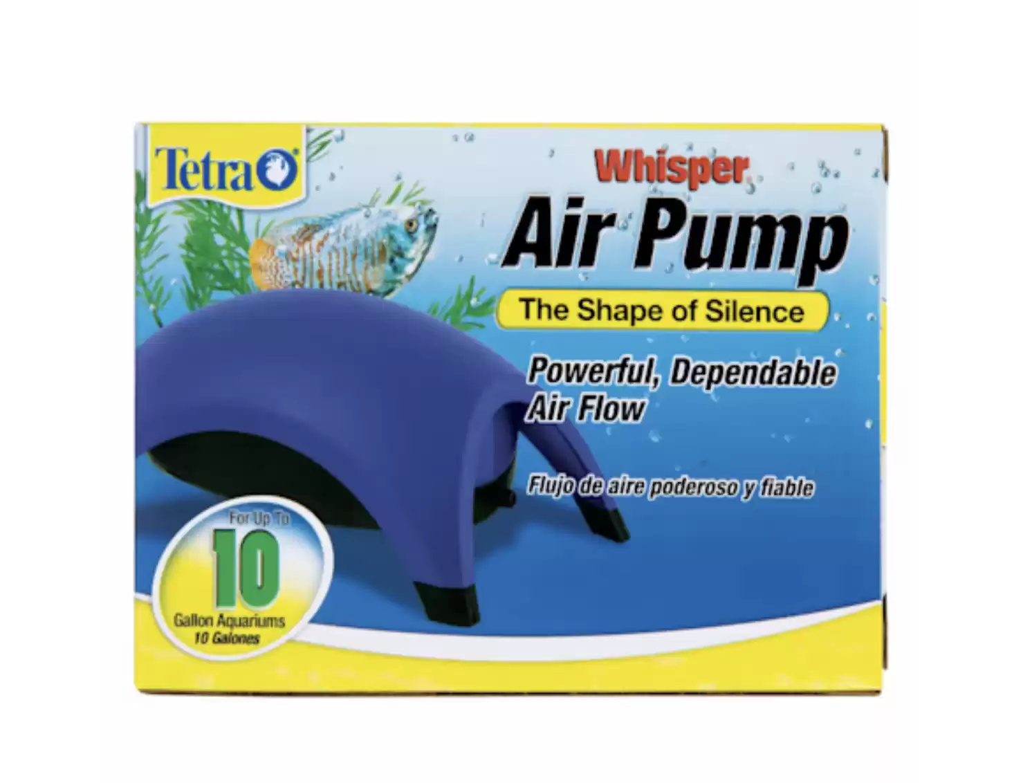 Tetra Whisper Aquarium Air Pump for 10 gallon Aquariums