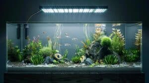 how much aquarium lighting is too much