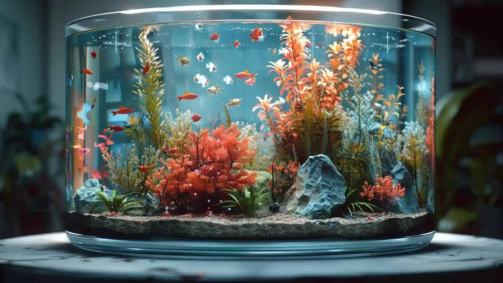 Excessive Aquarium Decoration